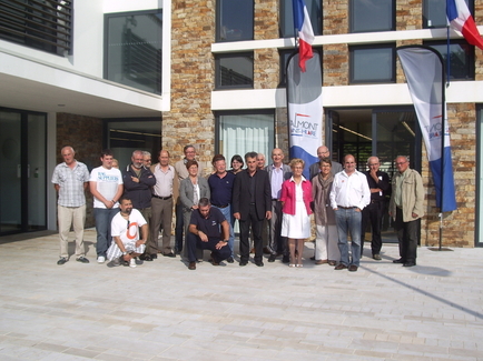 Transgascogne :la délégation espagnole de Ribadéo reçue en mairie