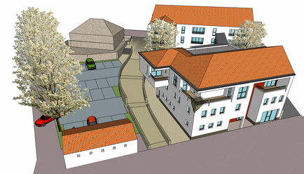 Un pôle médical en projet dans le centre ville Un pôle médical en projet dans le centre ville