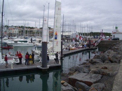 Edition 2013 de la Transgascogne 6.50:   Changement de cap vers LUANCO Edition 2013 de la Transgascogne 6.50:   Changement de cap vers LUANCO