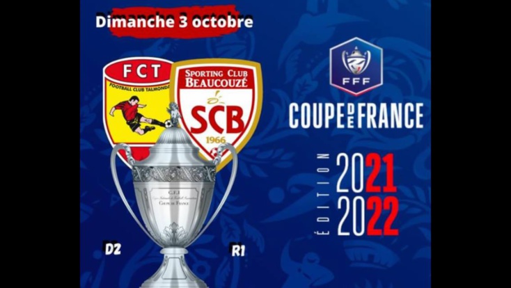 Coupe de France:  rendez vous le dimanche 3 octobre 