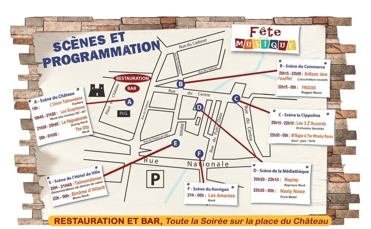 La Fête de la musique accueillera sept scènes