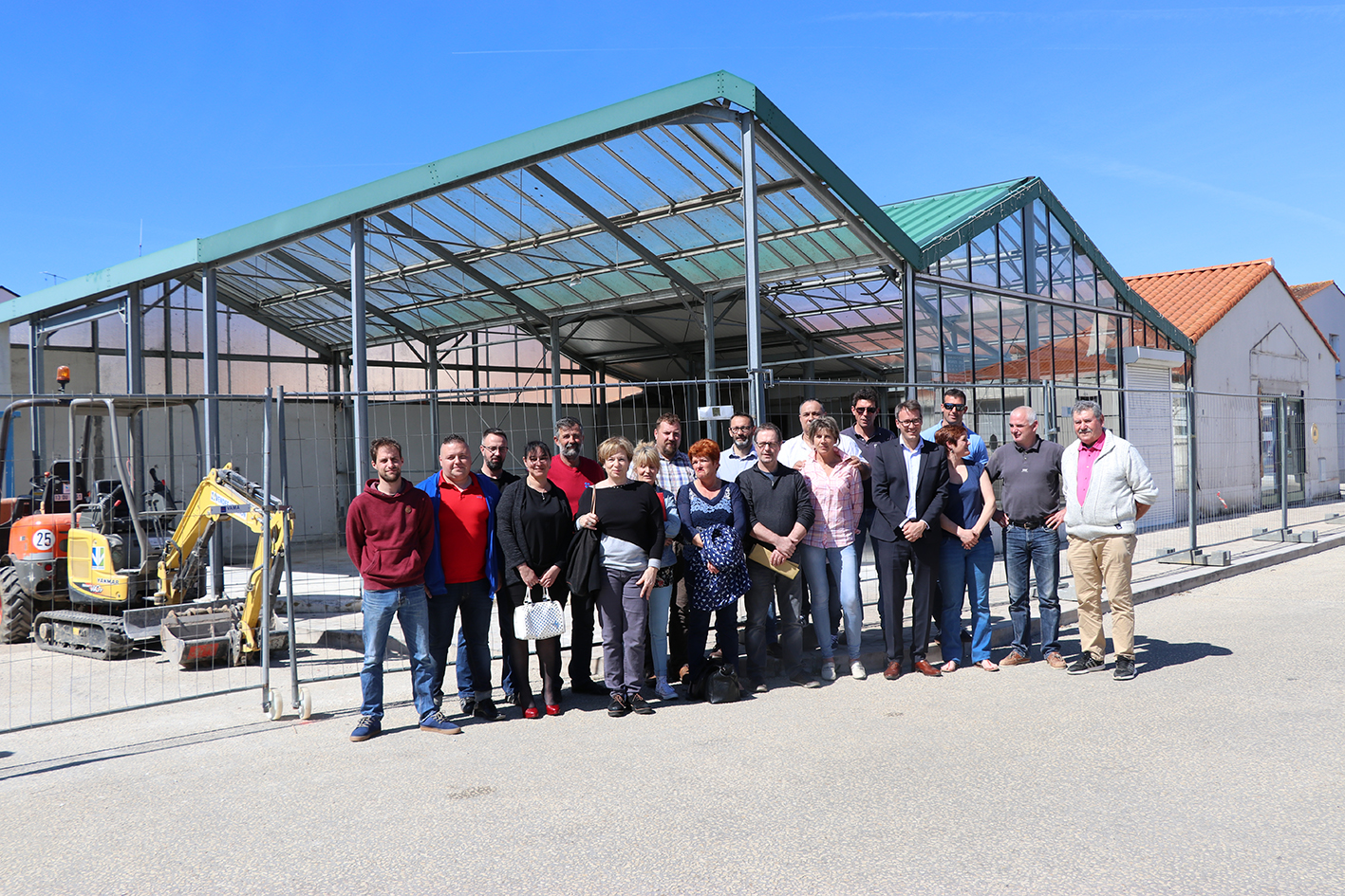 Marché couvert : les travaux sont lancés Marché couvert : les travaux sont lancés