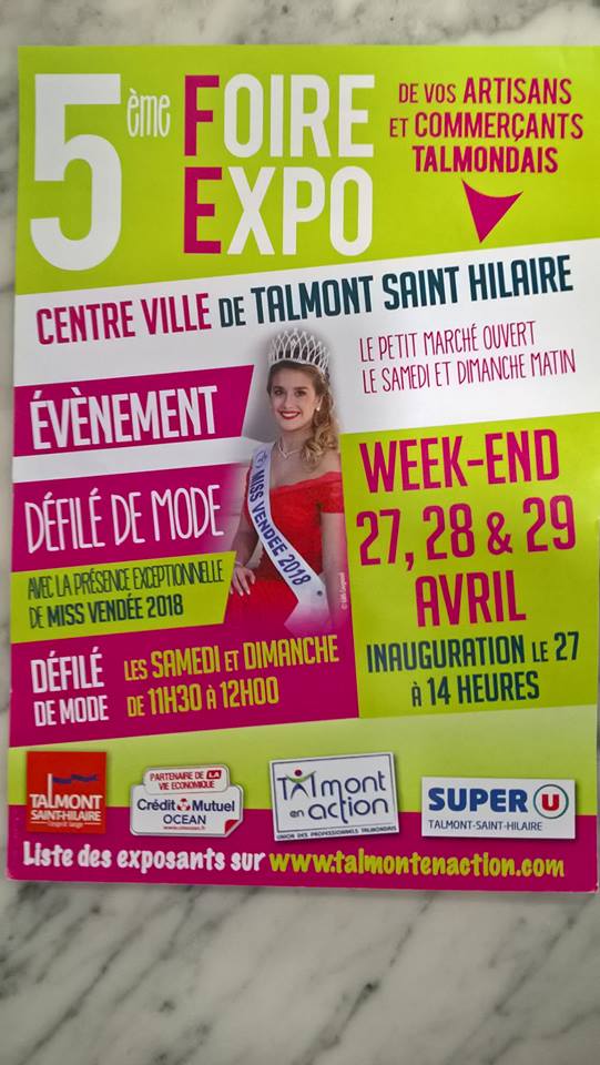 La Foire expo les 27,28 et 29 avril dans le Centre-Ville   La Foire expo les 27,28 et 29 avril dans le Centre-Ville