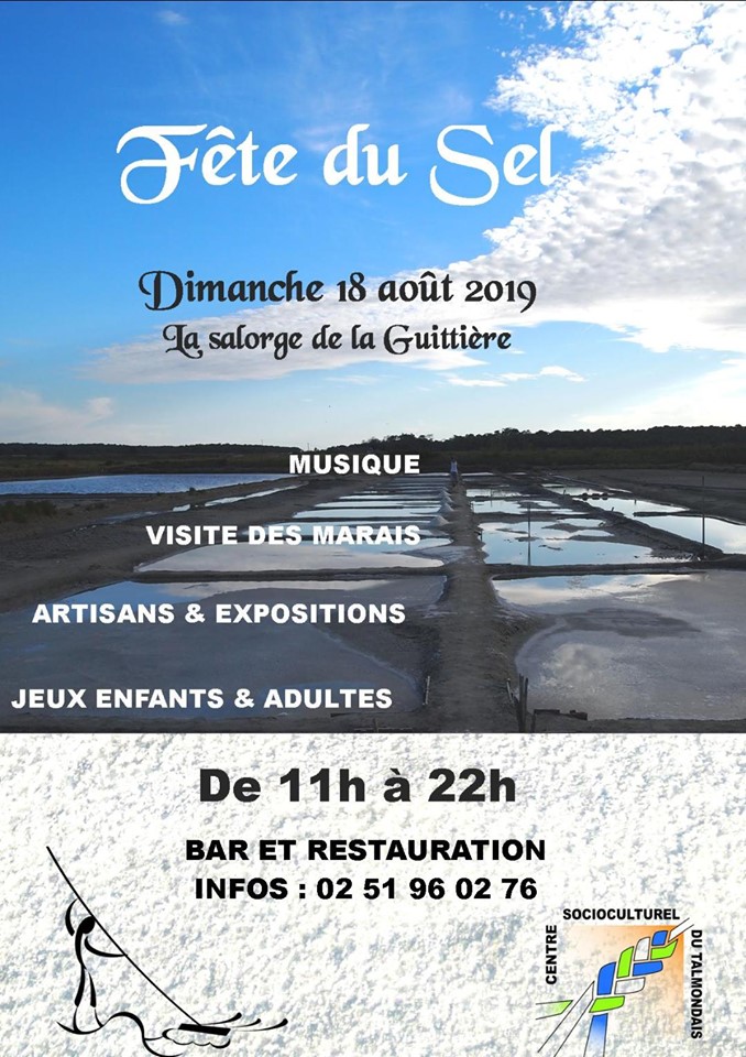 La fête du sel dimanche 18 août de 11h00 à 22h00 