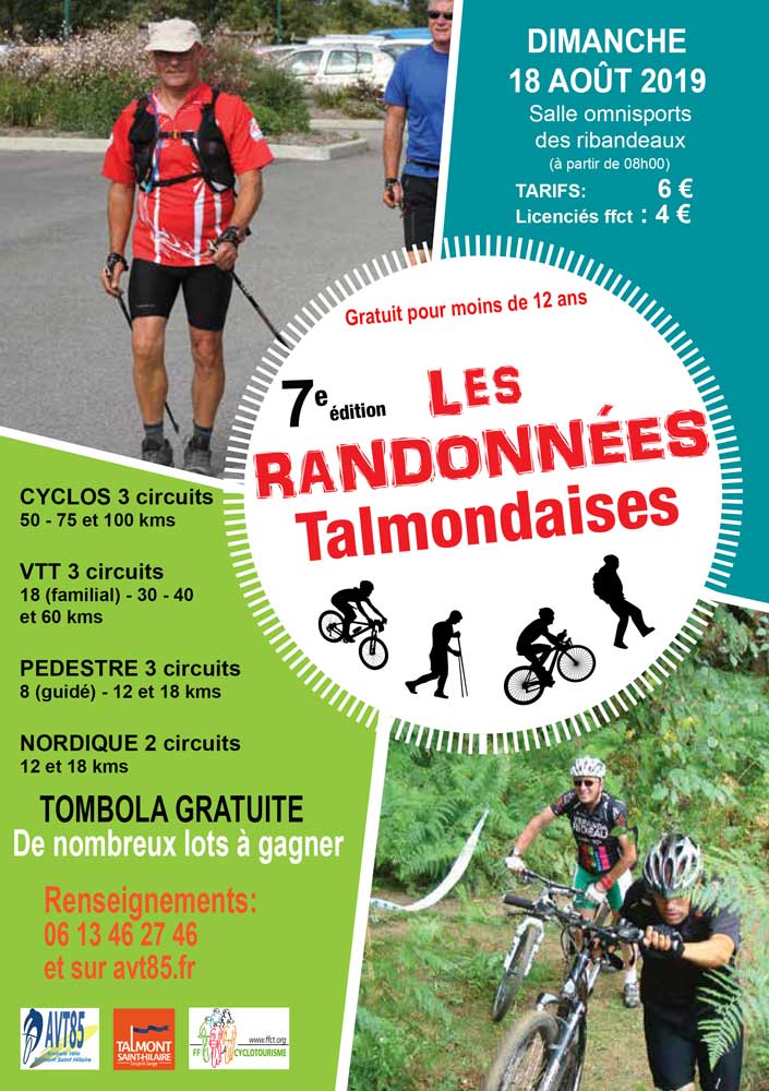 Les randos talmondaises ce dimanche  18 août 