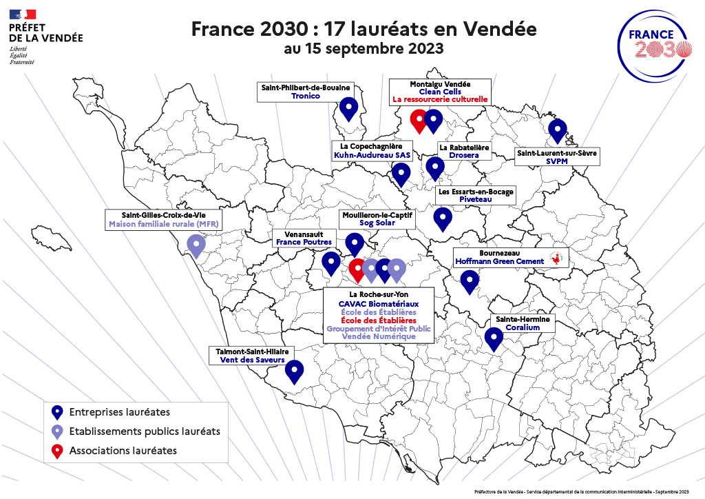 Soutien industriel de l'Etat en Vendée