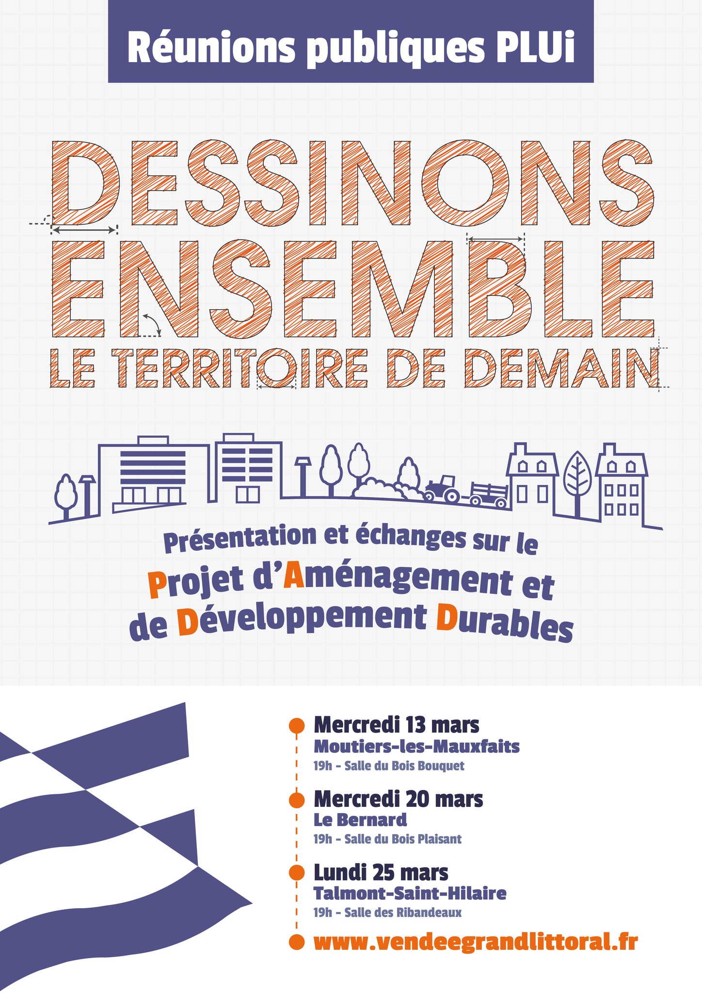 Plan Local d'Urbanisme Intercommunal : trois réunions publiques Plan Local d'Urbanisme Intercommunal : trois réunions publiques