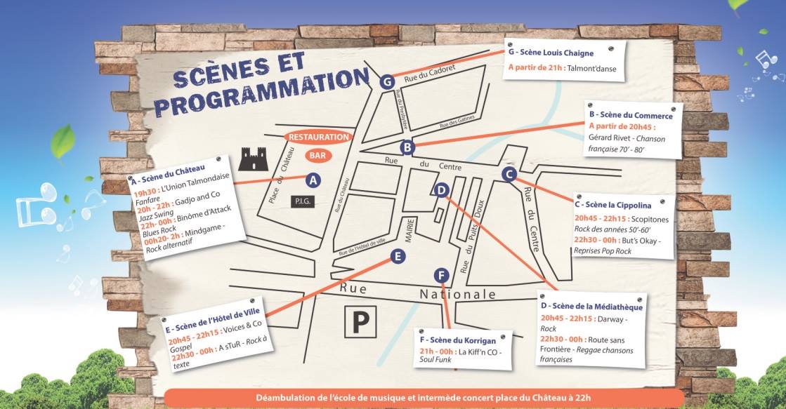 Le centre-ville sera fermé à la circulation à partir de 16 h 00 dans le cadre des festivités organisées autour de la fête de la musique Le centre-ville sera fermé à la circulation à partir de 16 h 00 dans le cadre des festivités organisées autour de la fête de la musique