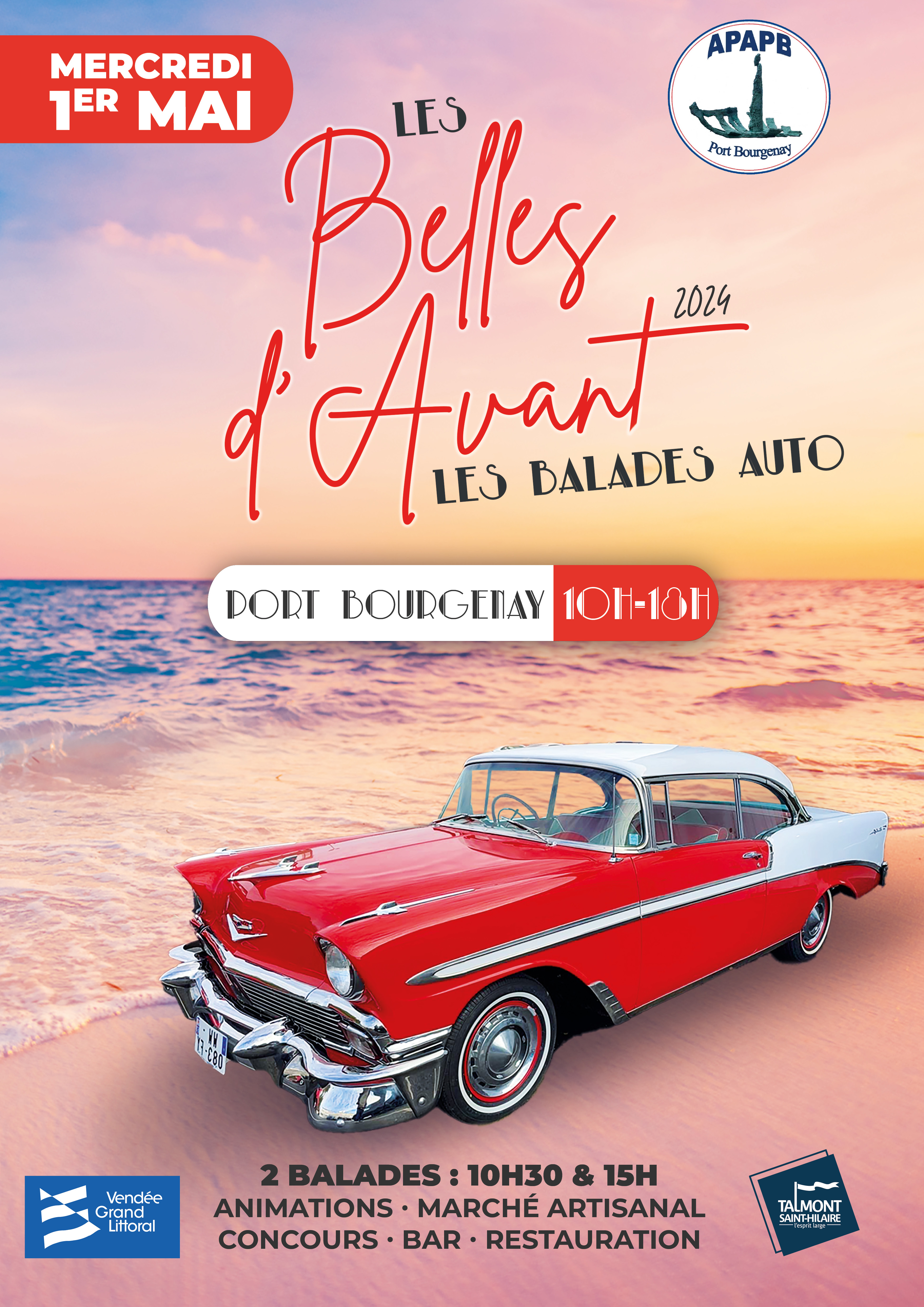 Les Belles d'avant en balade le 1° mai à Bourgenay Les Belles d'avant en balade le 1° mai à Bourgenay