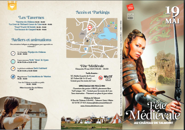 La fête médiévale au château c'est aujourd'hui dimanche 19 mai La fête médiévale au château c'est aujourd'hui dimanche 19 mai