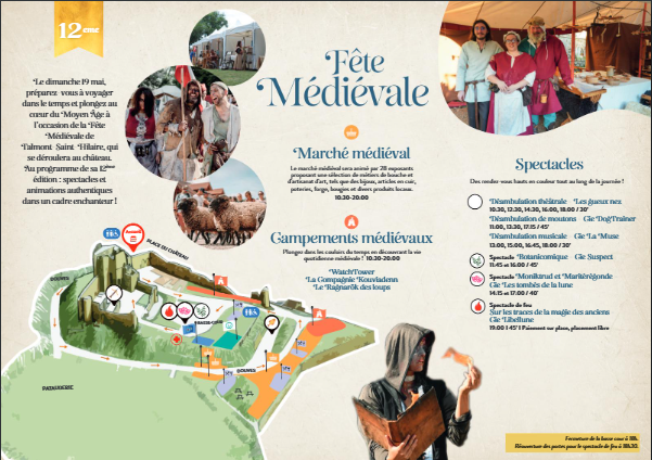 La fête médiévale au château c'est aujourd'hui dimanche 19 mai La fête médiévale au château c'est aujourd'hui dimanche 19 mai