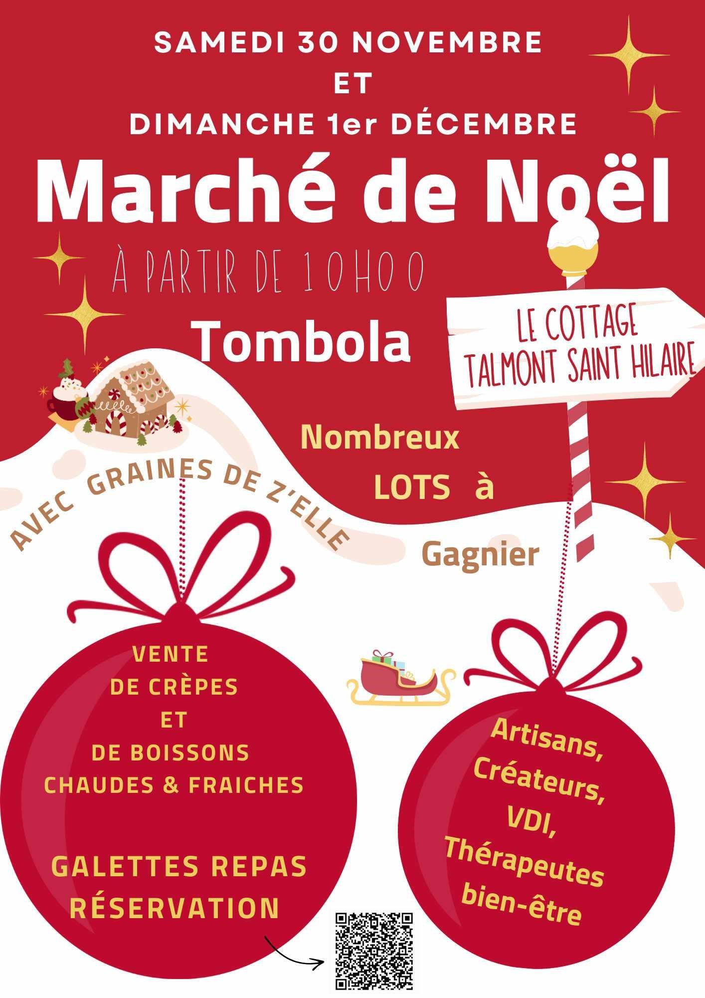 Au Cottage ce samedi 30 novembre à partir de 10h00 Au Cottage ce samedi 30 novembre à partir de 10h00