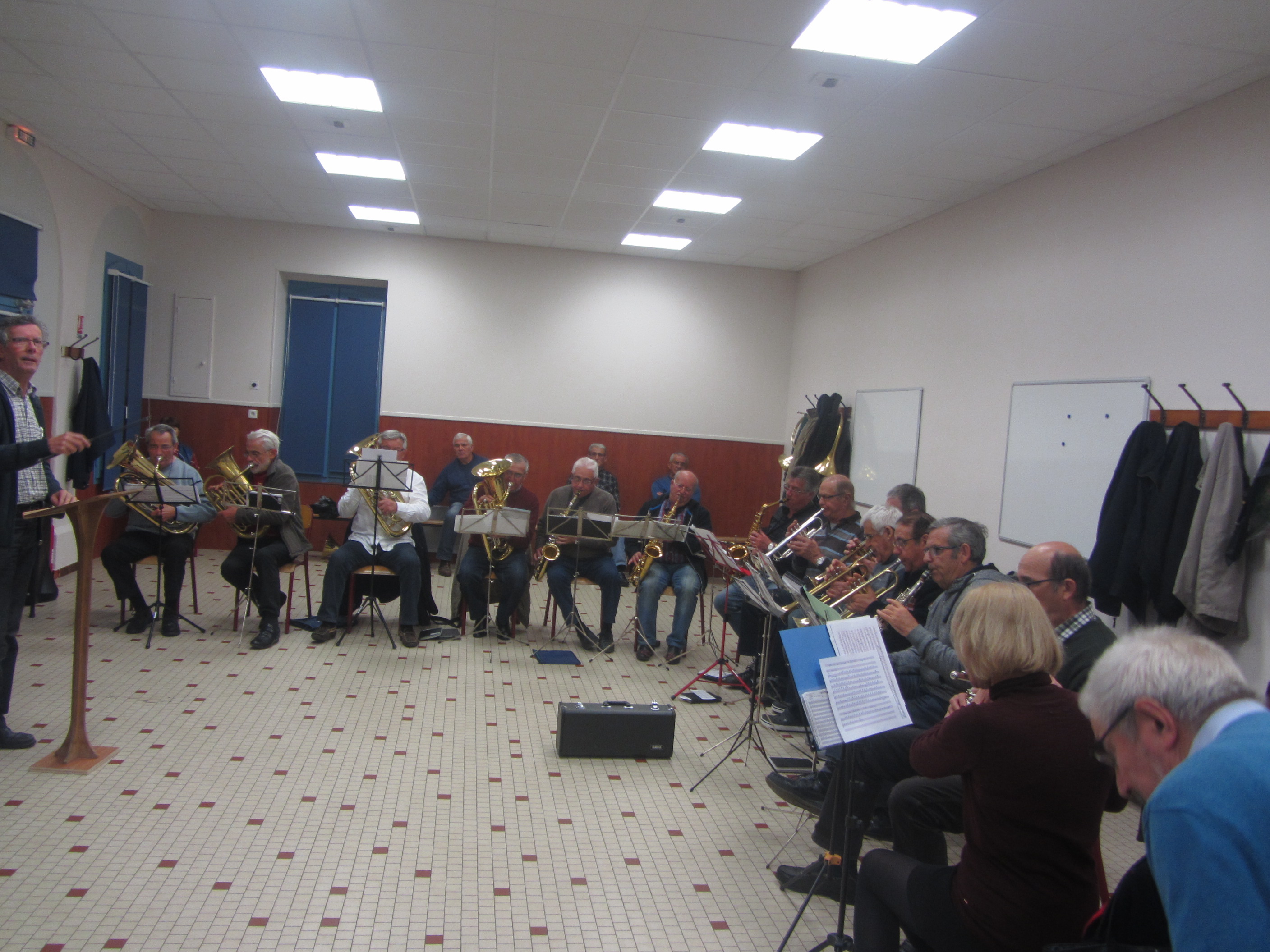 La Fanfare sera mise à l’honneur ce dimanche à l’occasion de la Sainte Cécile ici lors d’une répétition à Sainte Hilaire de Talmont La Fanfare sera mise à l’honneur ce dimanche à l’occasion de la Sainte Cécile ici lors d’une répétition à Sainte Hilaire de Talmont