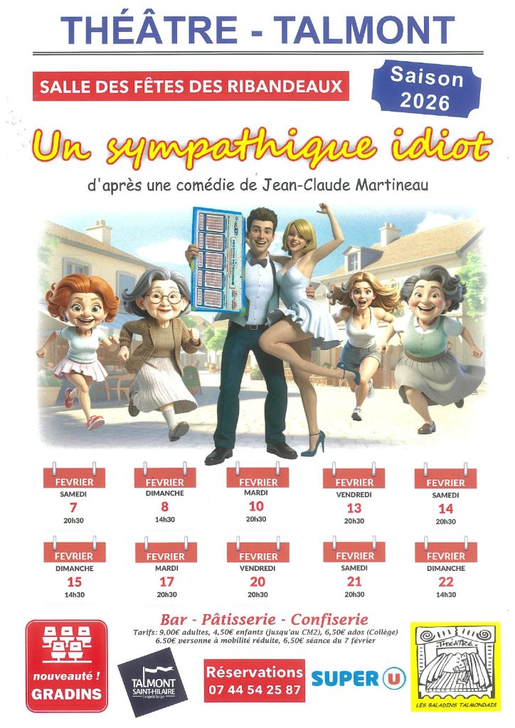 Un sympathique idiot une comédie de Jean claude Martineau Un sympathique idiot une comédie de Jean claude Martineau