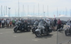 Les Harley Davidson de sortie ce  dimanche sur la route de Bourgenay